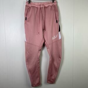 NIKE AIR SPORTSWEAR NSW‎ TAPERED POLYKNIT TRACK PANTS PINK